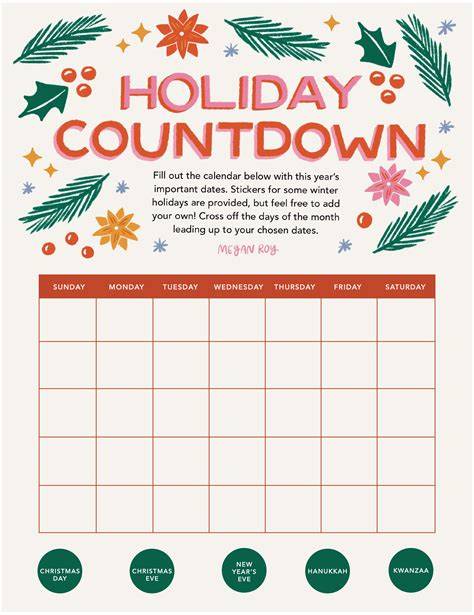 christmas countdown calendar