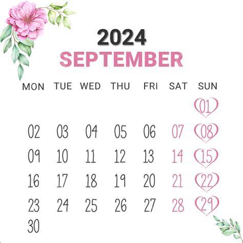 september 2024 calendar