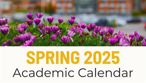 Spring 25 Calendar