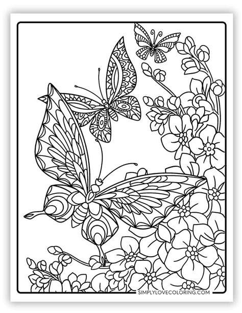 Spring Color Pages For Adults