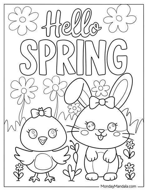 Spring Coloring Sheet