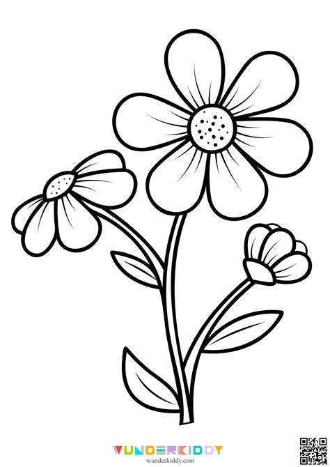 Spring Flower Color Sheets