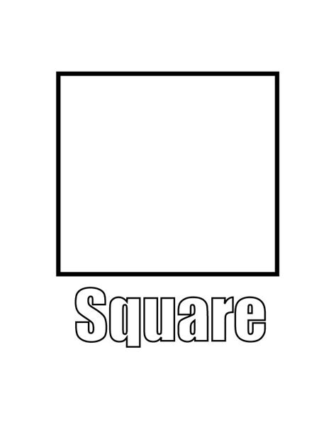 Square Coloring Pages