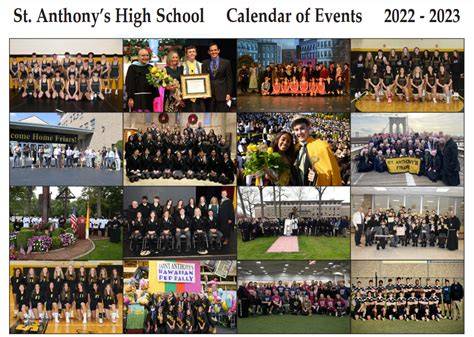 St Anthony High School Calendar
