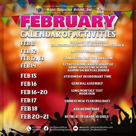 St Augustine Entertainment Calendar