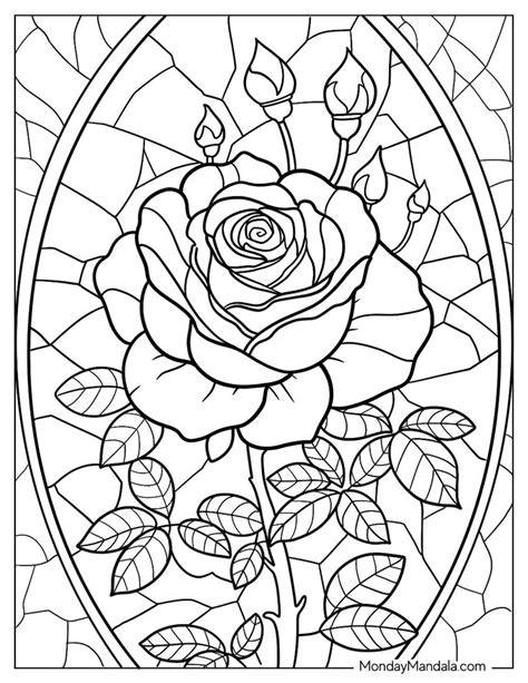 Stained Glass Coloring Pages Free Printables