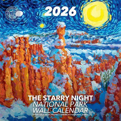 Starry Night Calendar