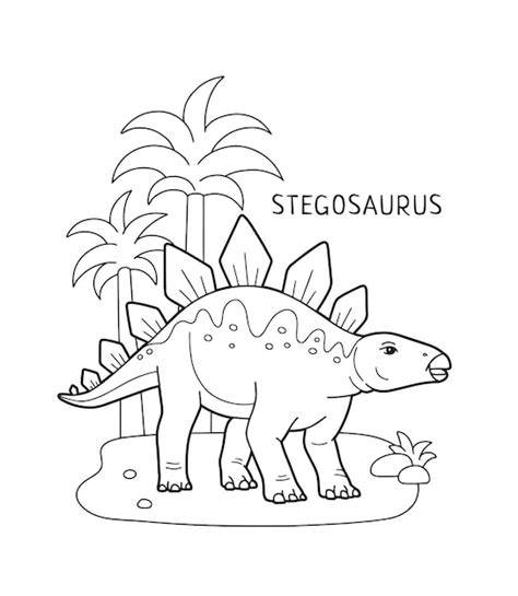 Stegosaurus Dinosaur Coloring Pages