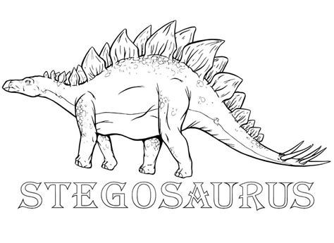 Stegosaurus Pictures To Color