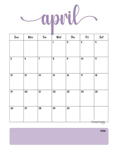 free printable april 2025 calendar