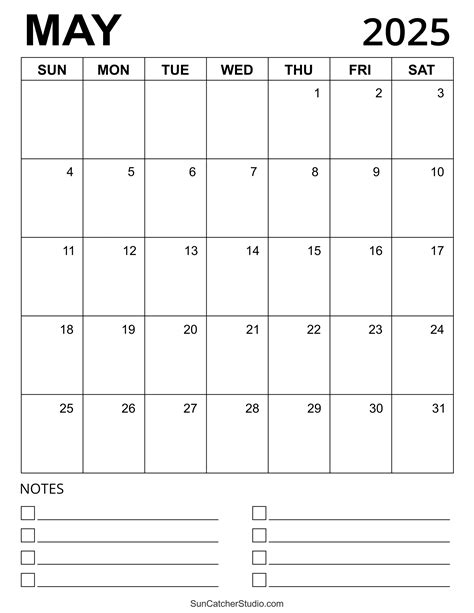 free printable may 2025 calendar