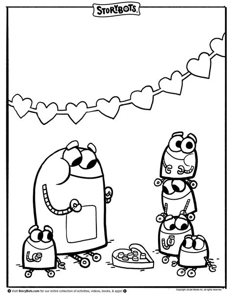 Story Bots Coloring Pages