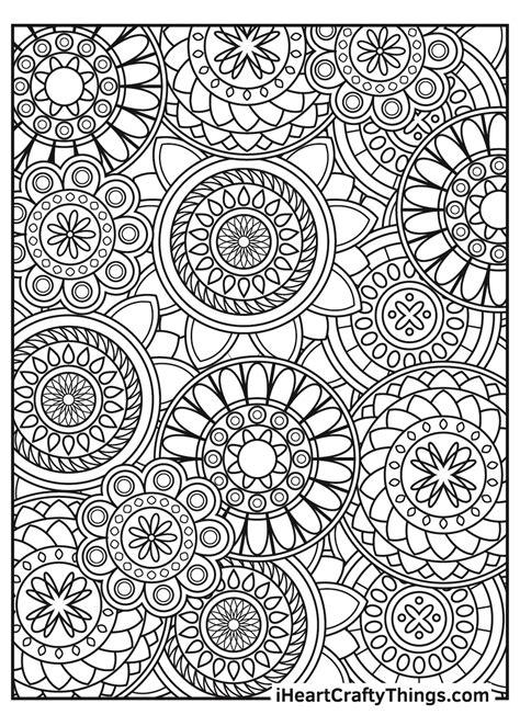 Stress Relieving Coloring Sheets