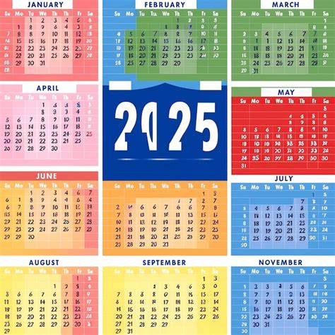 2025 calendar book