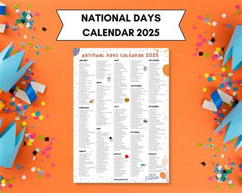 2025 holiday calendar