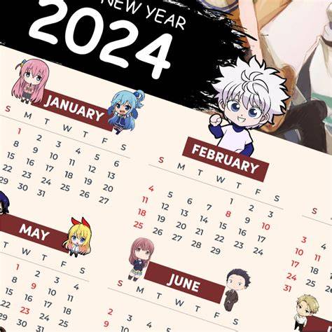 anime calendar 2024