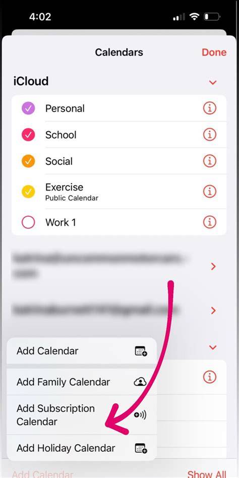 calendar programs for iphone