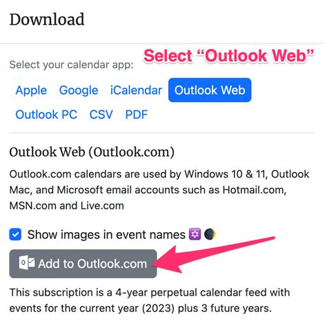 Subscribe To A Calendar In Outlook