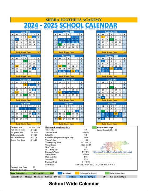 Success Academy Calendar 2024