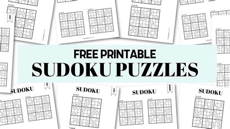 Sudoku Game Printable