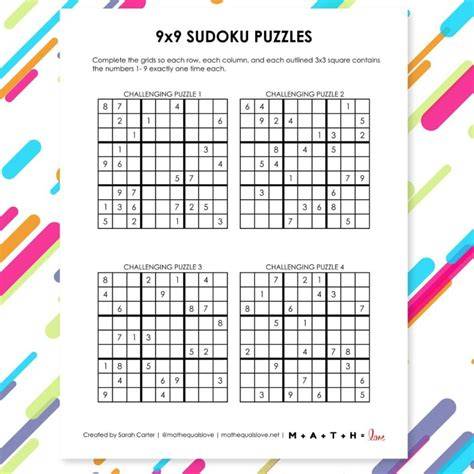 Sudoku Printable With Answers