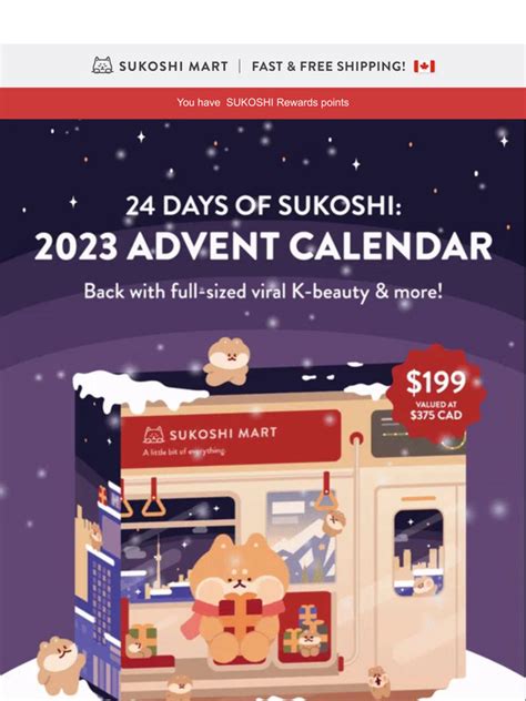 Sukoshi Mart Advent Calendar