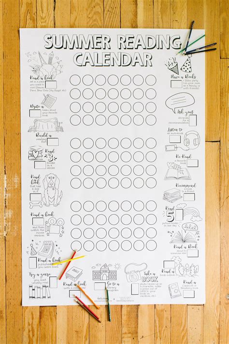Summer Reading Log For Kids Printable