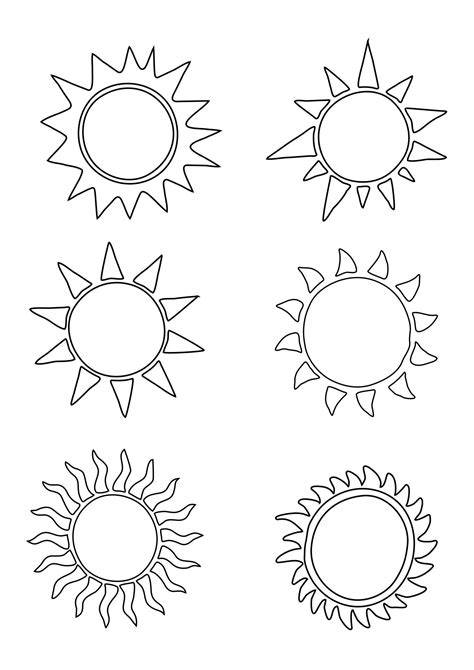 Sun Cut Out Pattern