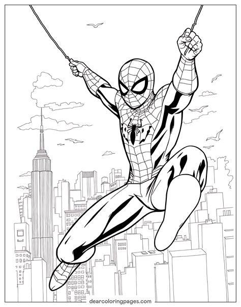Superhero Color Pages Printable