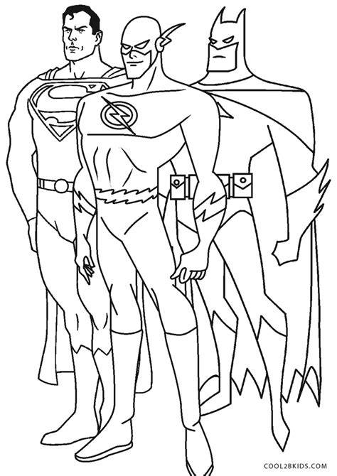 Superhero Coloring Pages Printable