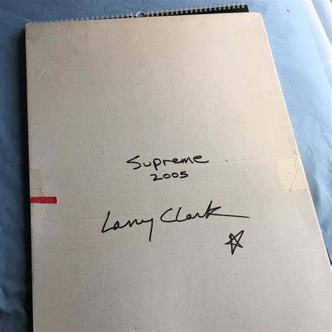 Supreme Larry Clark Calendar