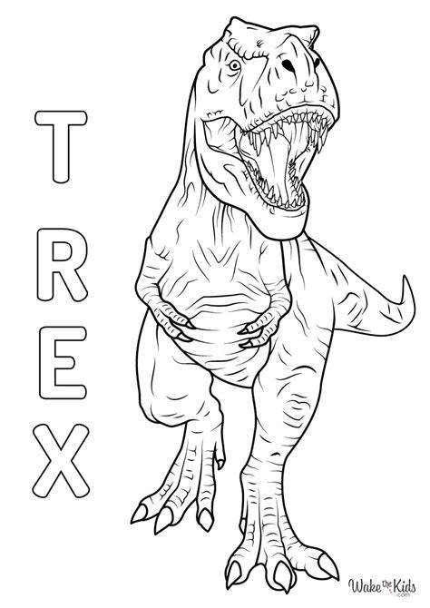 T Rex Coloring Sheet