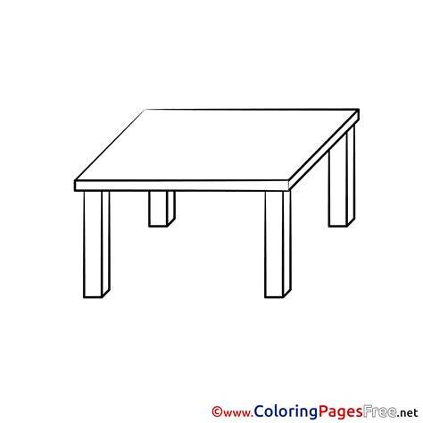 Table Coloring Sheet