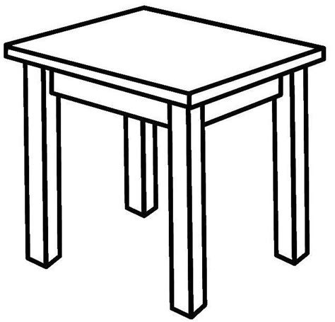 Table Colouring Pages