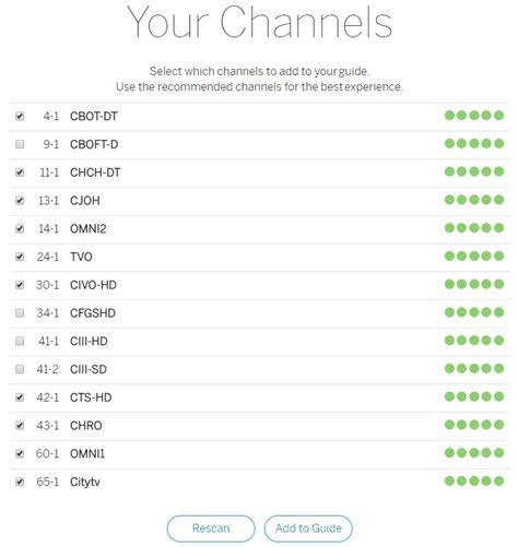 Tablo Tv Channels List Free Printable