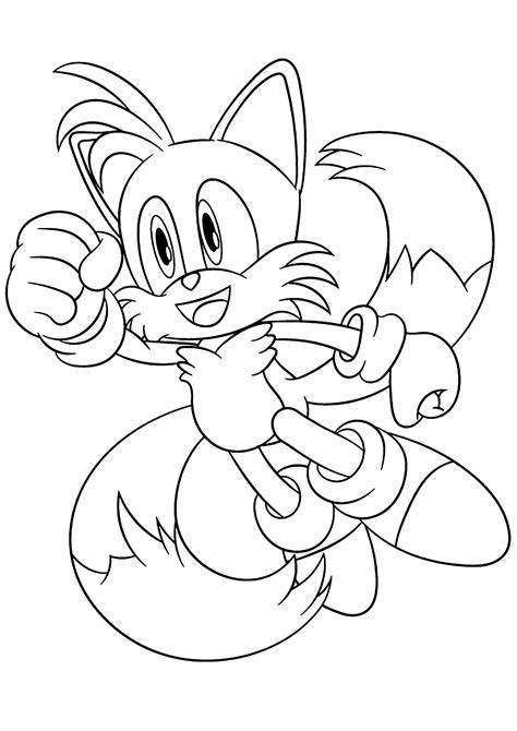 Tails Coloring Pages