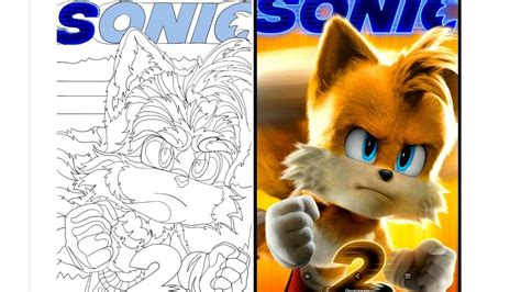 Tails Sonic 2 Coloring Pages
