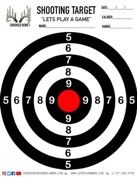 Target Practice Printable