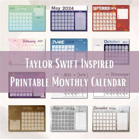 Taylor Swift Calendar Walmart
