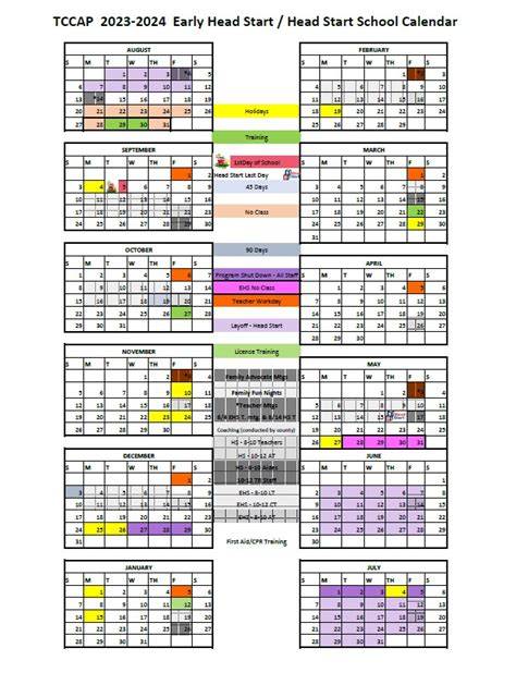Tcc Calendar 2025