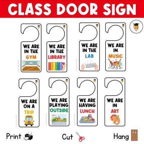 Teacher Door Signs Printable Free