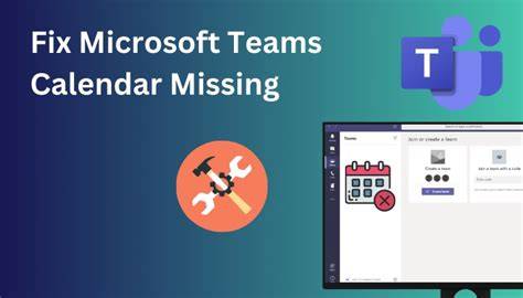 Teams Calendar Missing