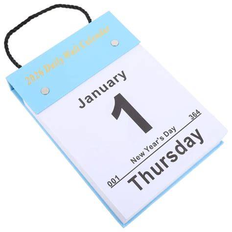 Tear Off Daily Wall Calendar