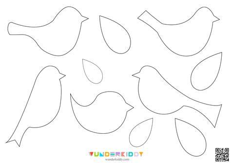 Template For Birds Printable
