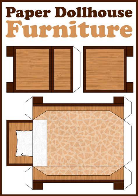 Template Free Printable Dollhouse Furniture Patterns