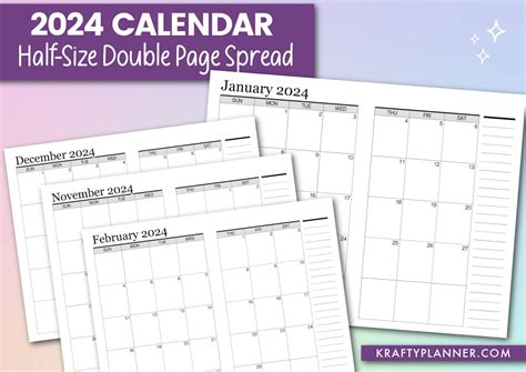 house calendar 2024