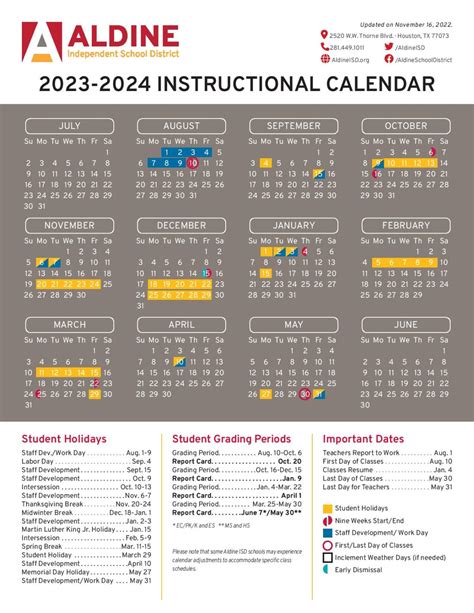 longview isd calendar