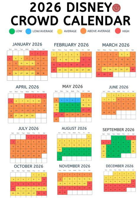 crowd calendar disneyland