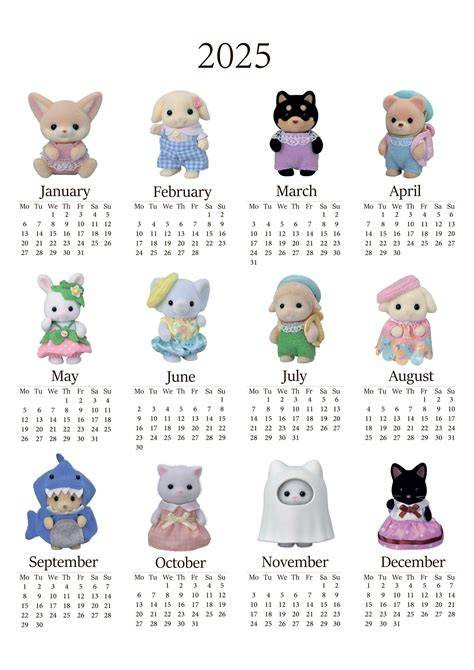 cute wall calendar