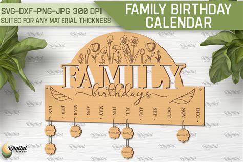 family birthday calendar